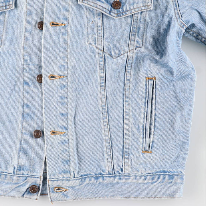 90'S Levi's 70507-0334 denim jacket, denim jacket, made in USA, men's size M, vintage cotton blue type Vintage Second Hand