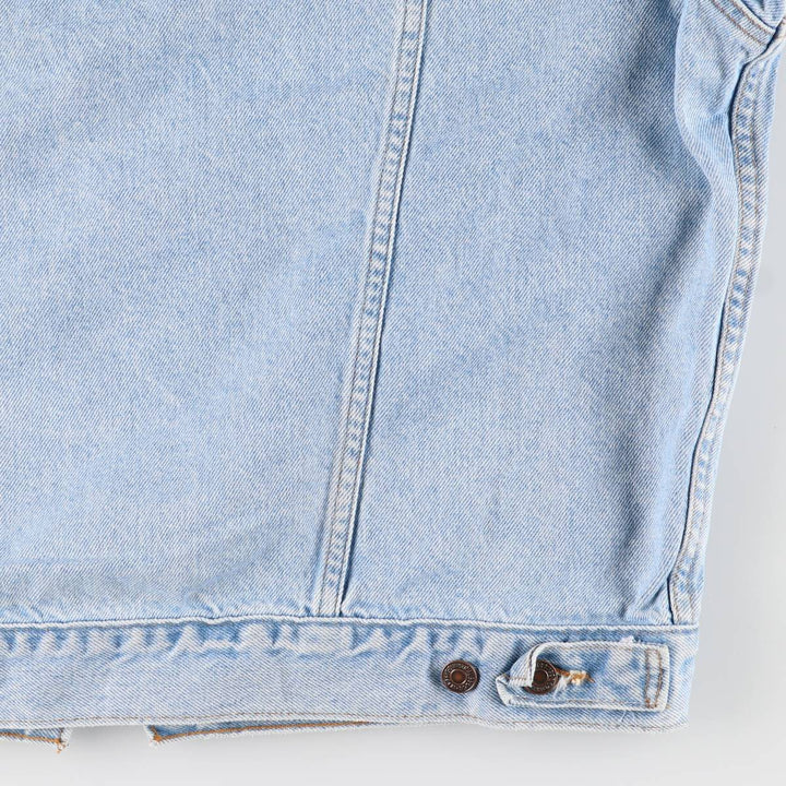 90'S Levi's 70507-0334 denim jacket, denim jacket, made in USA, men's size M, vintage cotton blue type Vintage Second Hand