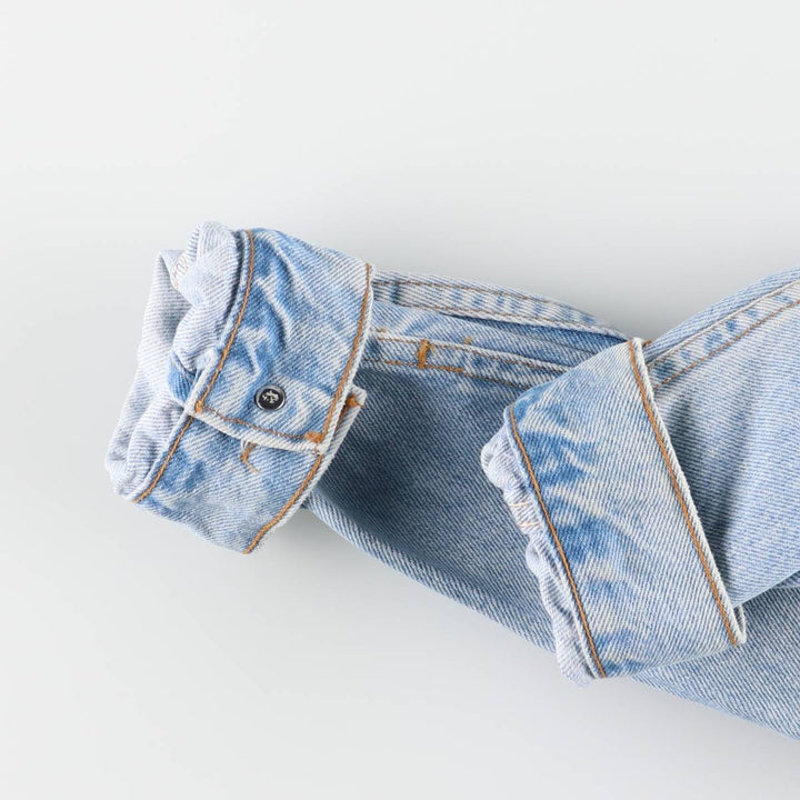 90'S Levi's 70507-0334 denim jacket, denim jacket, made in USA, men's size M, vintage cotton blue type Vintage Second Hand