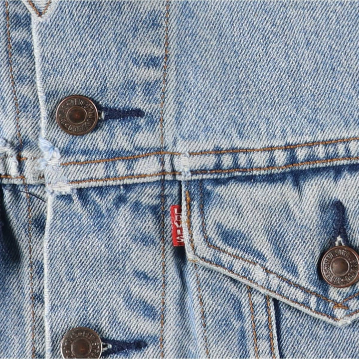 ~90'S Levi's denim jacket, denim jacket, made in the USA, men's size S, vintage cotton blue type Vintage Second Hand