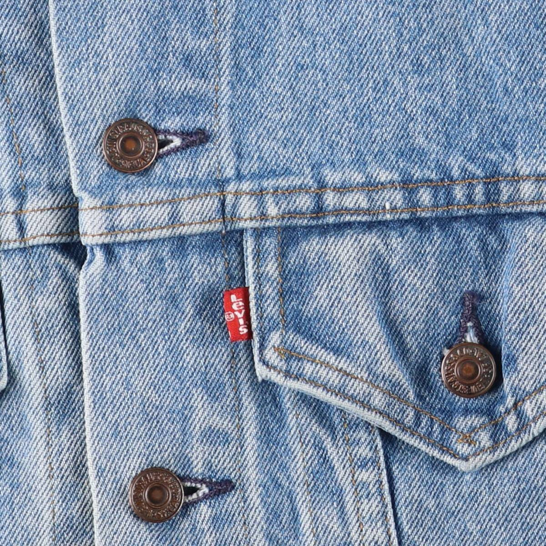 80'S Levi's 70506-0214 denim jacket, denim jacket, made in USA, men's size S, vintage cotton blue type Vintage Second Hand