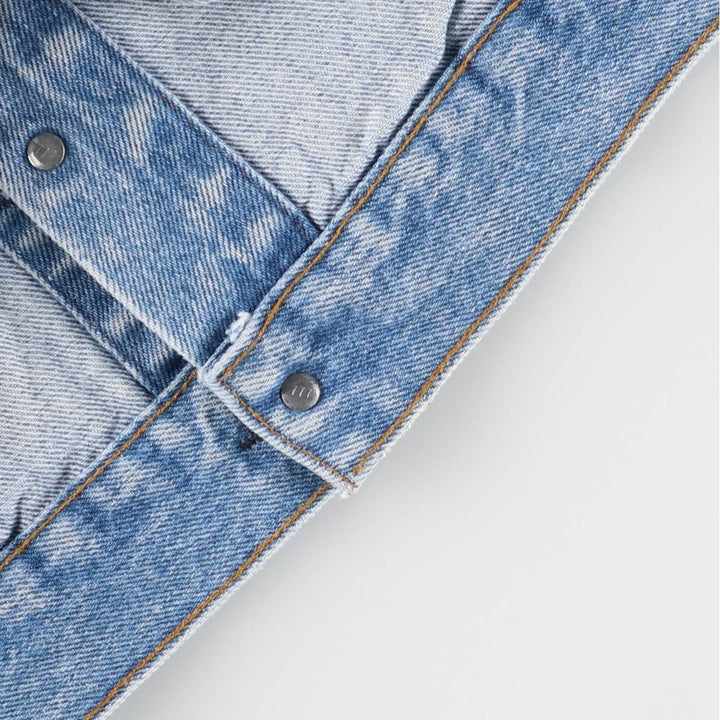 80'S Levi's 70506-0214 denim jacket, denim jacket, made in USA, men's size S, vintage cotton blue type Vintage Second Hand