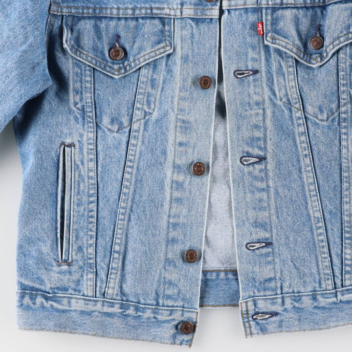 80'S Levi's 70506-0214 denim jacket, denim jacket, made in USA, men's size S, vintage cotton blue type Vintage Second Hand