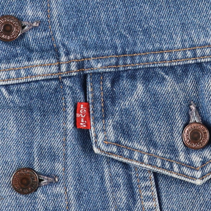 Vintage 80s-90'S Levi's 70506-0216 denim jacket, made in Canada, size L. cotton blue type Vintage Second Hand