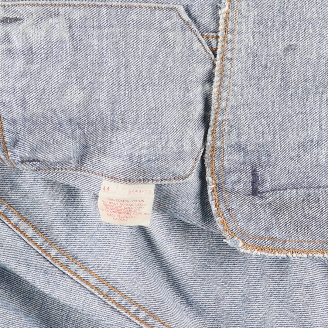 Vintage 80s-90'S Levi's 70506-0216 denim jacket, made in Canada, size L. cotton blue type Vintage Second Hand