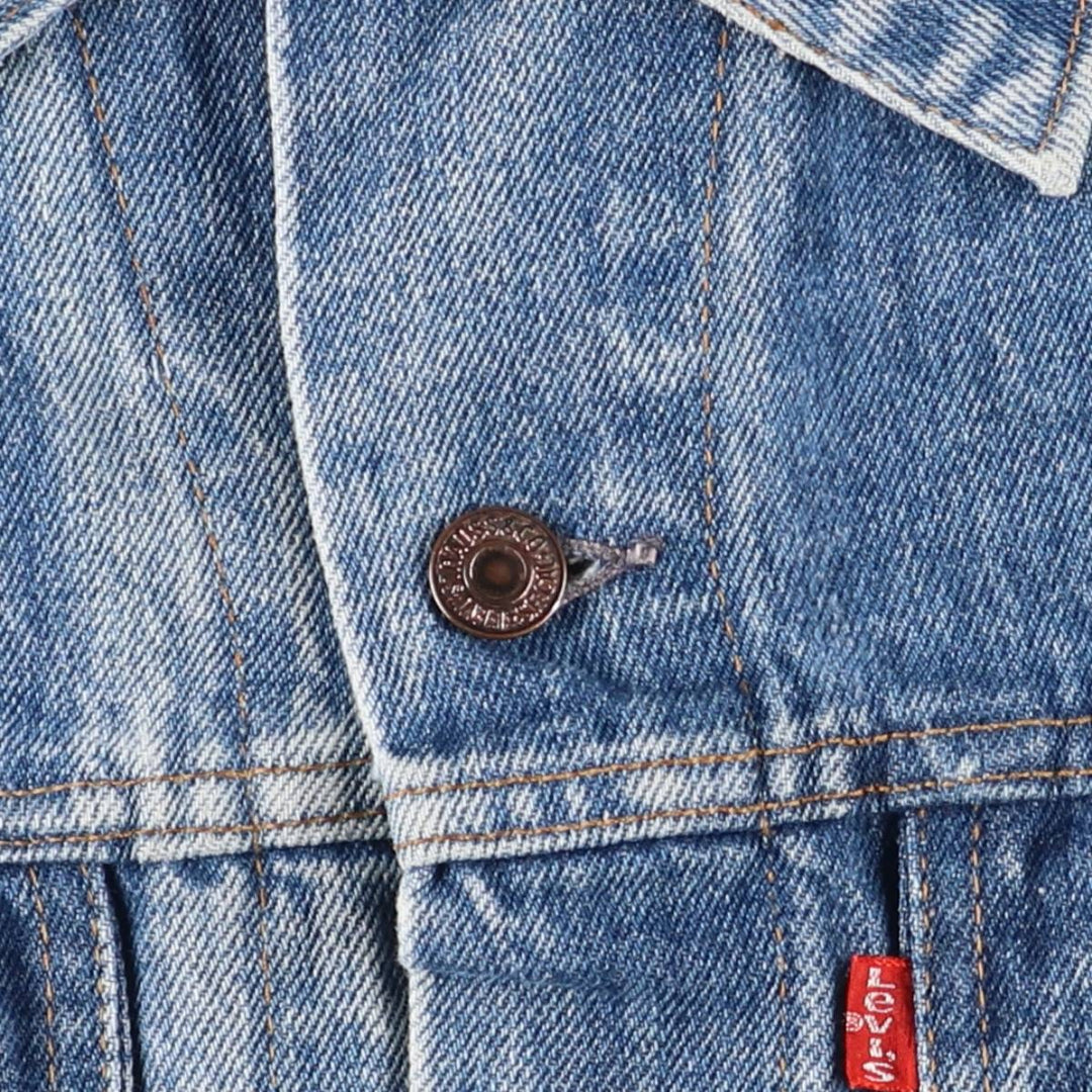 Vintage 80s-90'S Levi's 70506-0216 denim jacket, made in Canada, size L. cotton blue type Vintage Second Hand