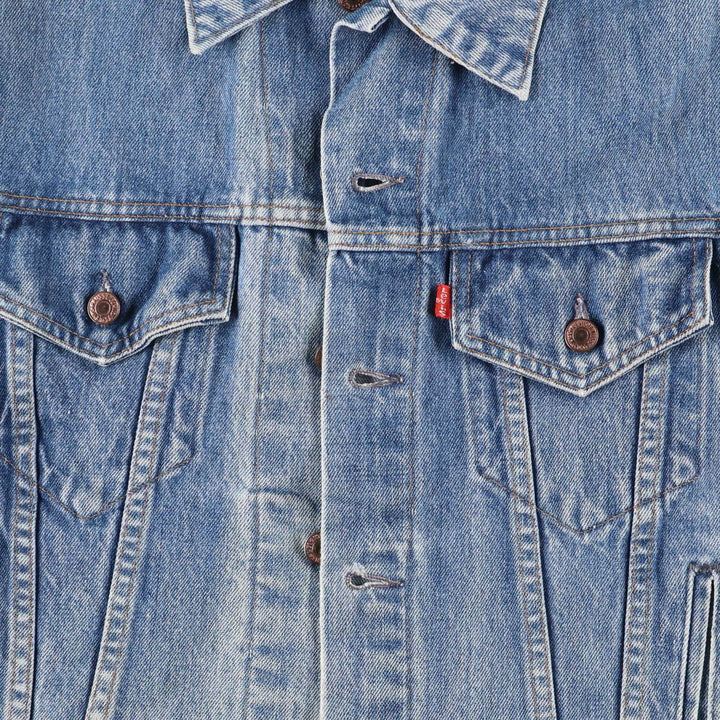 Vintage 80s-90'S Levi's 70506-0216 denim jacket, made in Canada, size L. cotton blue type Vintage Second Hand