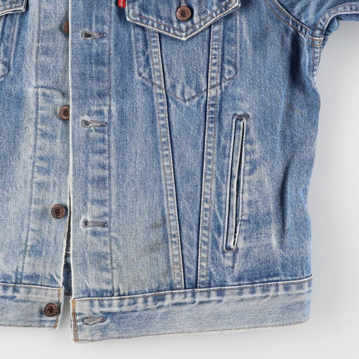 Vintage 80s-90'S Levi's 70506-0216 denim jacket, made in Canada, size L. cotton blue type Vintage Second Hand