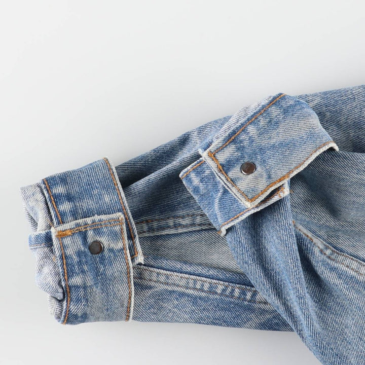 Vintage 80s-90'S Levi's 70506-0216 denim jacket, made in Canada, size L. cotton blue type Vintage Second Hand