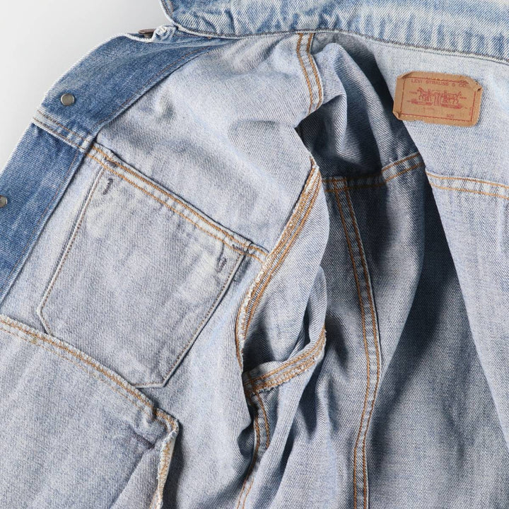 Vintage 80s-90'S Levi's 70506-0216 denim jacket, made in Canada, size L. cotton blue type Vintage Second Hand