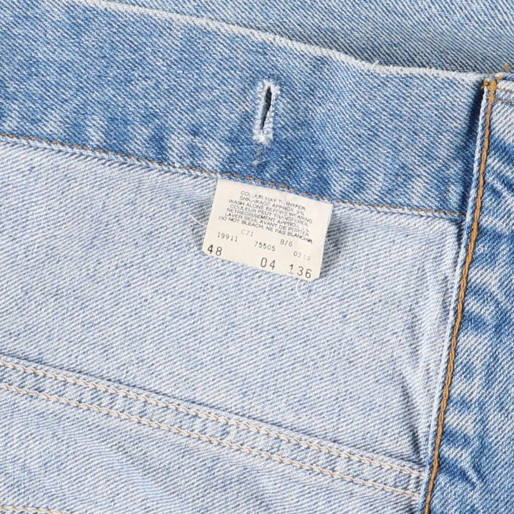 Vintage 80s-90'S Levi's 75505-0212 Orange Tab Denim Jacket, Made in Canada, Men's Size L cotton blue type Vintage Second Hand