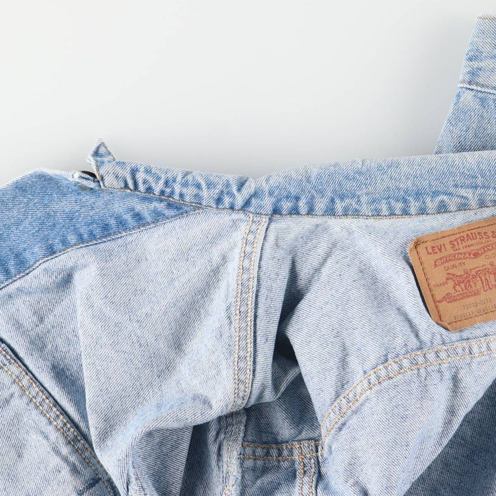 Vintage 80s-90'S Levi's 75505-0212 Orange Tab Denim Jacket, Made in Canada, Men's Size L cotton blue type Vintage Second Hand