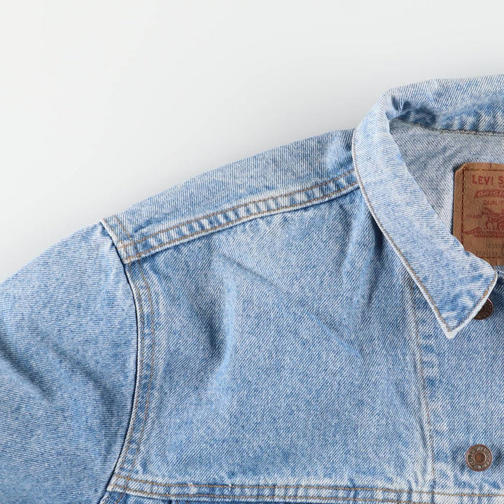 Vintage 80s-90'S Levi's 75505-0212 Orange Tab Denim Jacket, Made in Canada, Men's Size L cotton blue type Vintage Second Hand