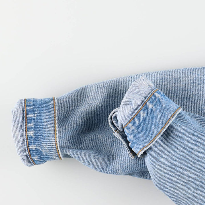 Vintage 80s-90'S Levi's 75505-0212 Orange Tab Denim Jacket, Made in Canada, Men's Size L cotton blue type Vintage Second Hand