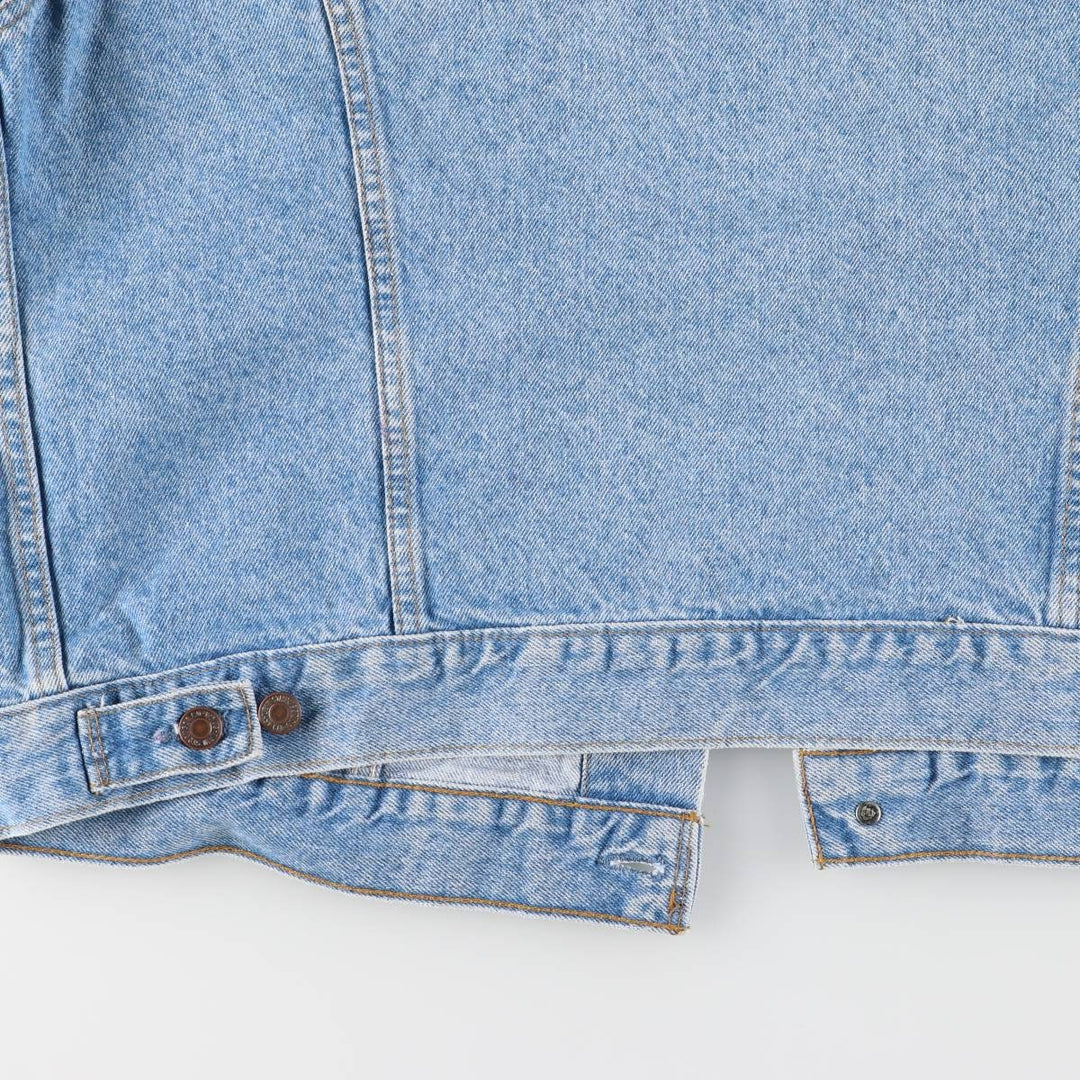 Vintage 80s-90'S Levi's 75505-0212 Orange Tab Denim Jacket, Made in Canada, Men's Size L cotton blue type Vintage Second Hand