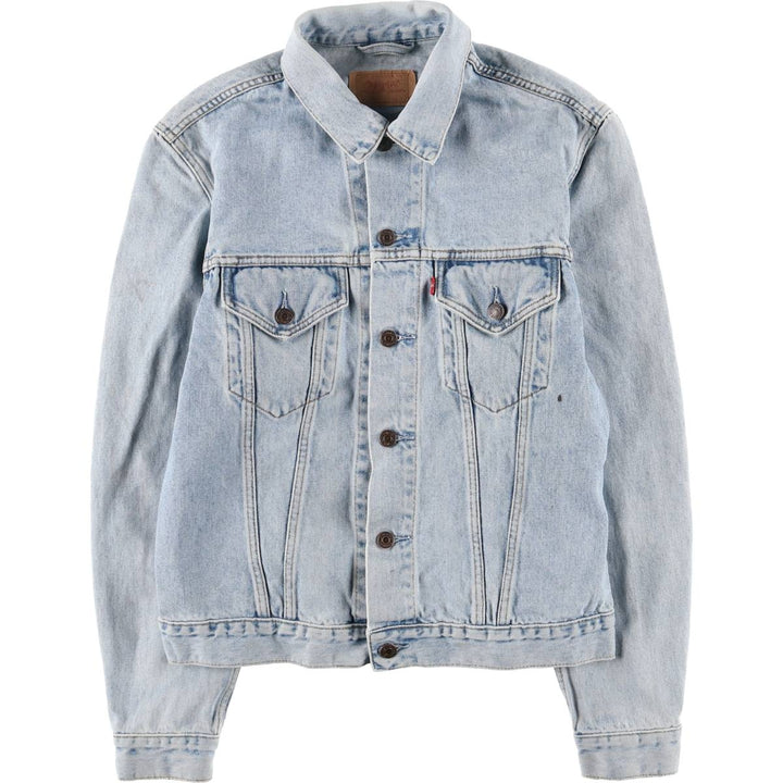 90'S Levi's 70500-0283 Lightweight Denim Jacket, Vintage cotton blue type Vintage Second Hand