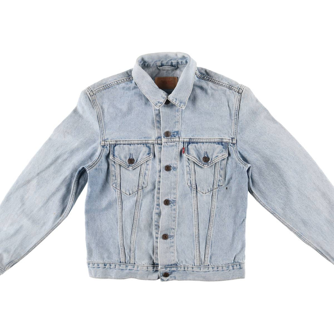 90'S Levi's 70500-0283 Lightweight Denim Jacket, Vintage cotton blue type Vintage Second Hand
