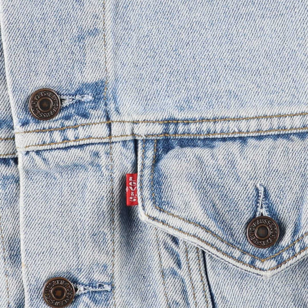 90'S Levi's 70500-0283 Lightweight Denim Jacket, Vintage cotton blue type Vintage Second Hand