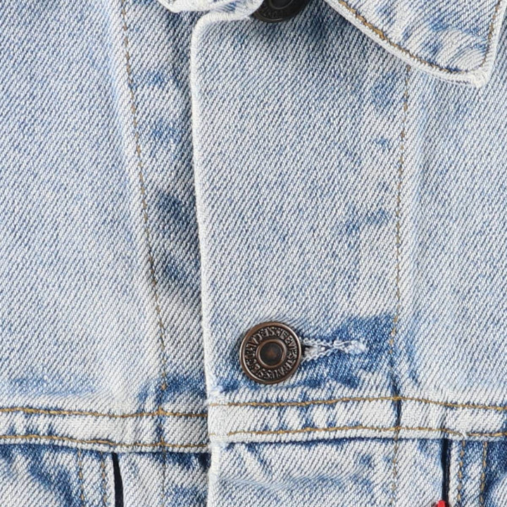 90'S Levi's 70500-0283 Lightweight Denim Jacket, Vintage cotton blue type Vintage Second Hand