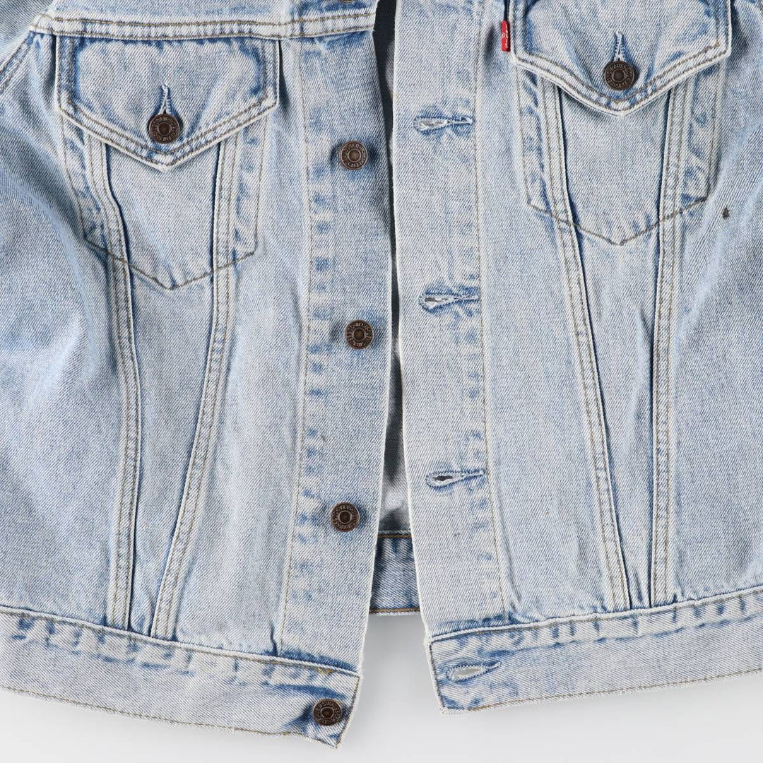 90'S Levi's 70500-0283 Lightweight Denim Jacket, Vintage cotton blue type Vintage Second Hand