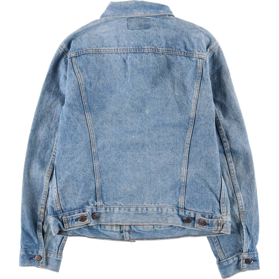 80'S Levi's 70506-0214 denim jacket, denim jacket, made in USA, men's size M, vintage unclear blue type Vintage Second Hand