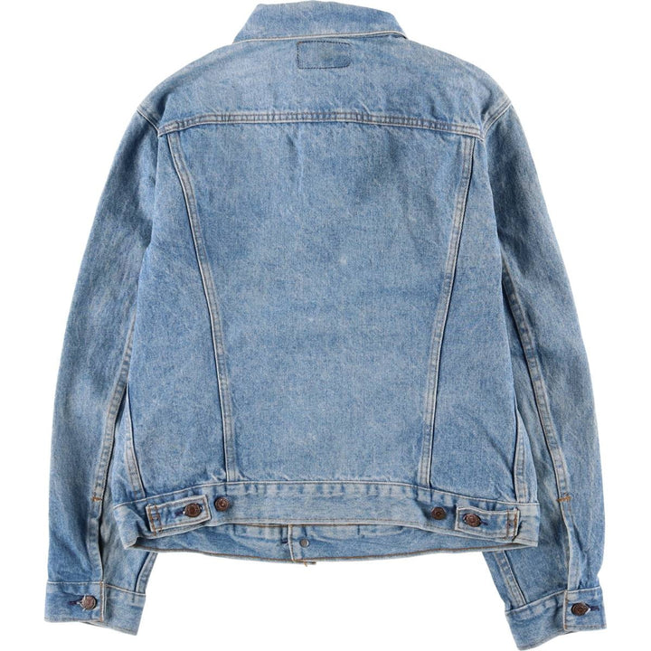 80'S Levi's 70506-0214 denim jacket, denim jacket, made in USA, men's size M, vintage unclear blue type Vintage Second Hand