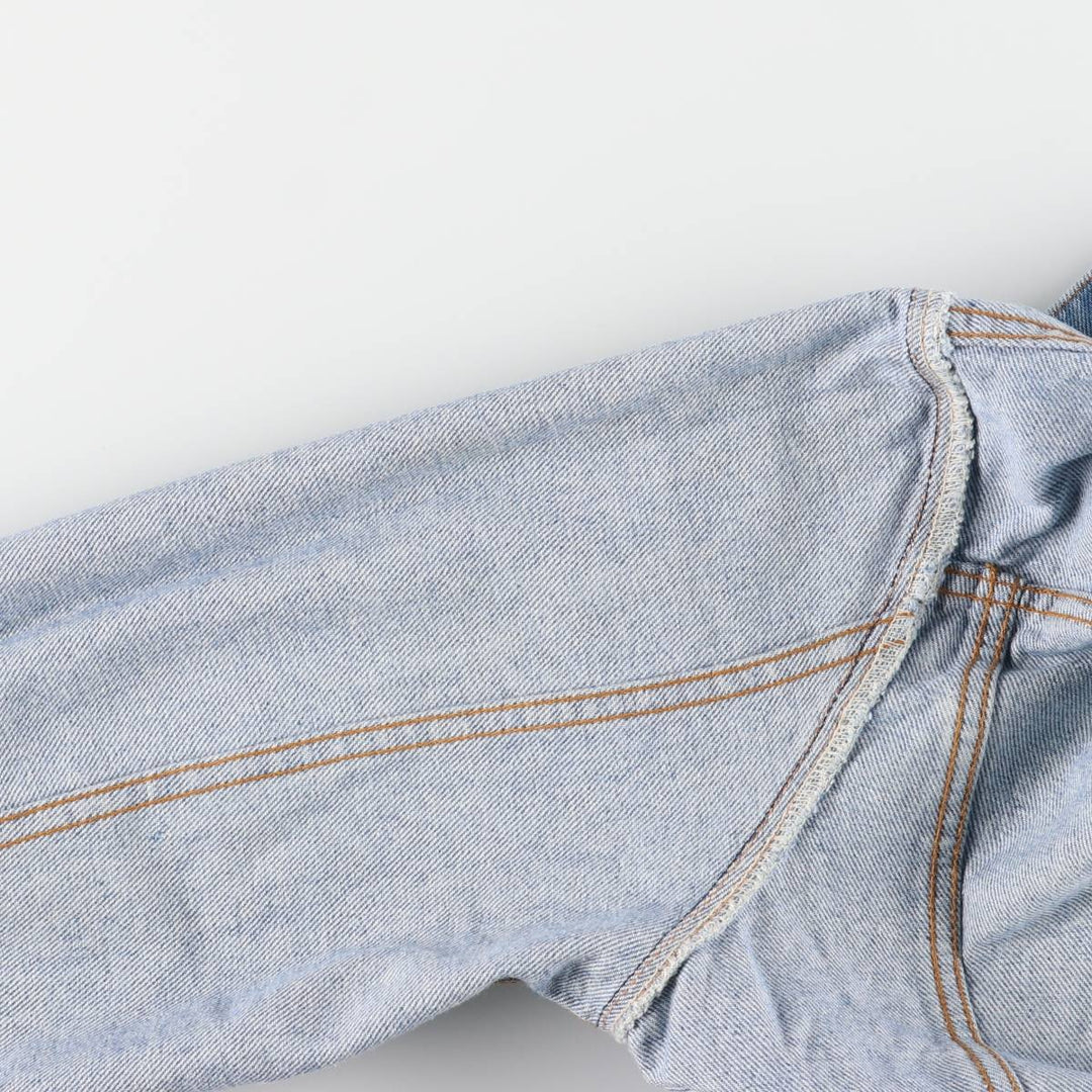 80'S Levi's 70506-0214 denim jacket, denim jacket, made in USA, men's size M, vintage unclear blue type Vintage Second Hand