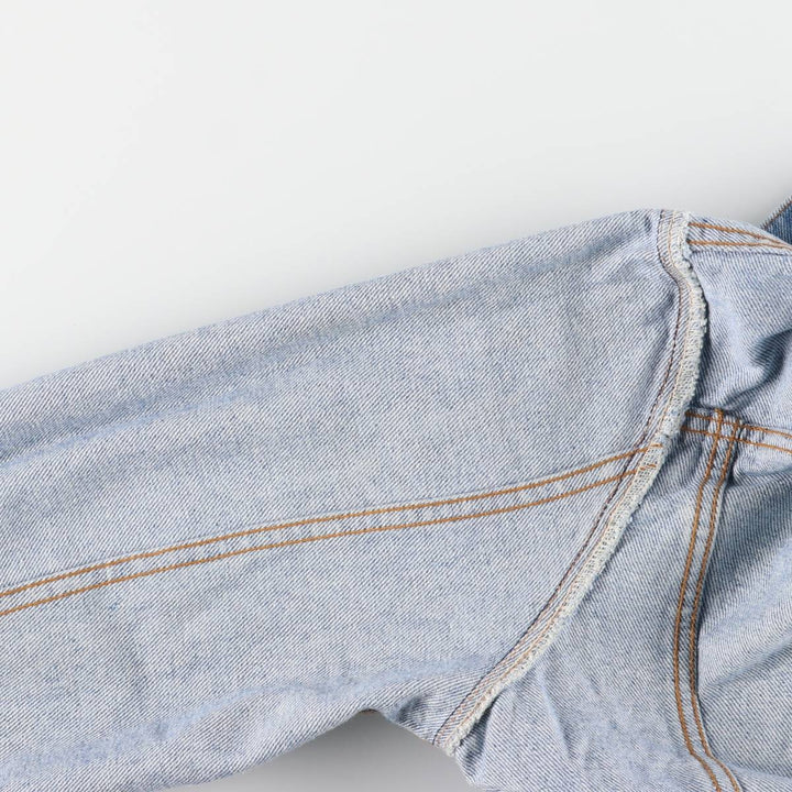 80'S Levi's 70506-0214 denim jacket, denim jacket, made in USA, men's size M, vintage unclear blue type Vintage Second Hand