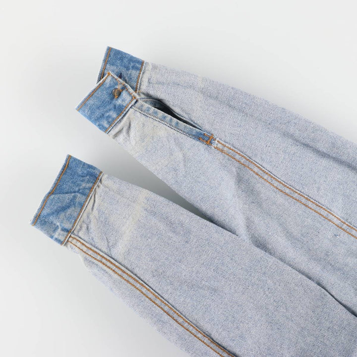 80'S Levi's 70506-0214 denim jacket, denim jacket, made in USA, men's size M, vintage unclear blue type Vintage Second Hand