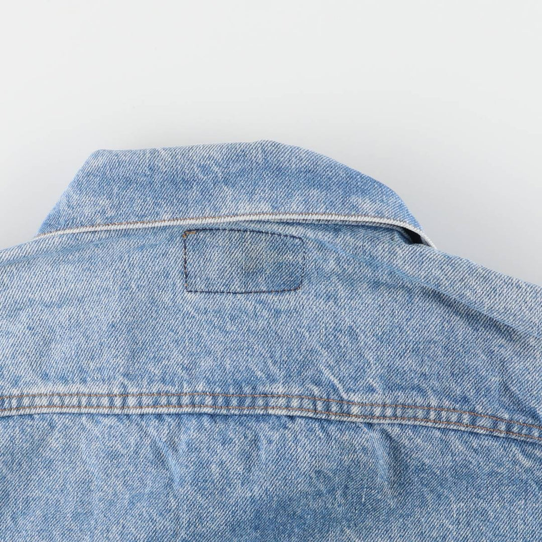 80'S Levi's 70506-0214 denim jacket, denim jacket, made in USA, men's size M, vintage unclear blue type Vintage Second Hand