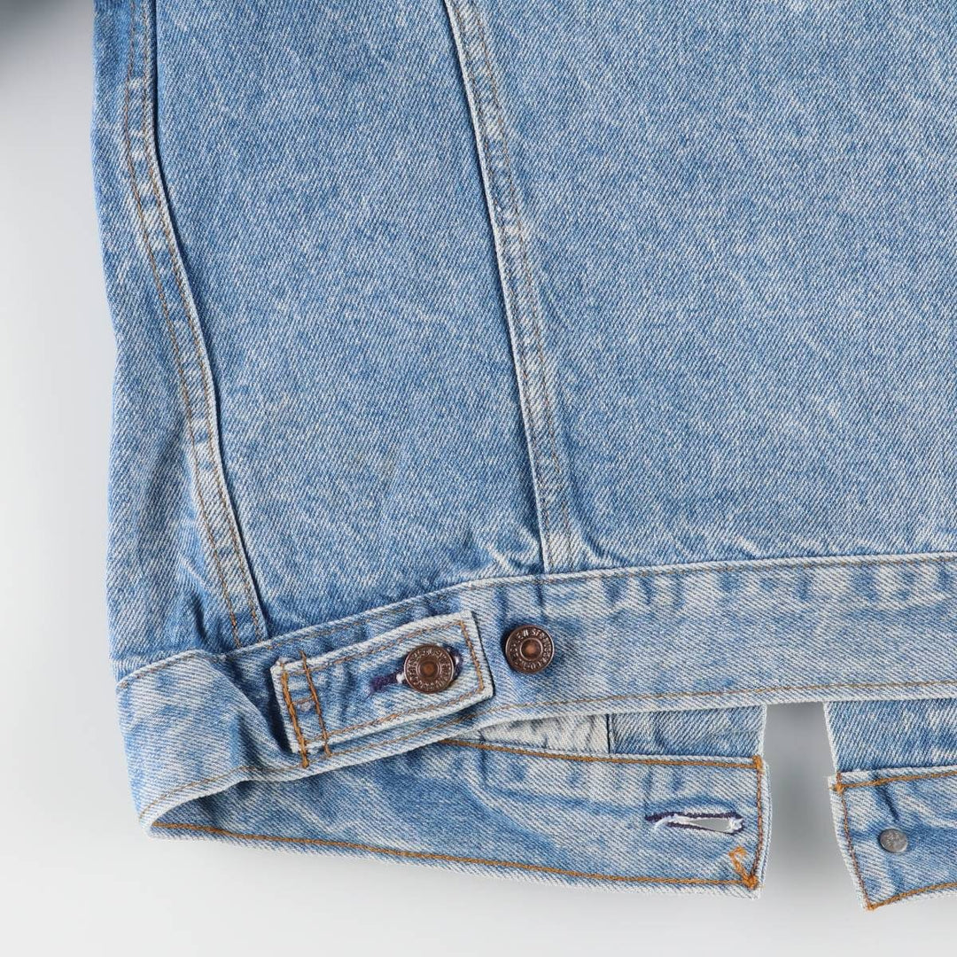 80'S Levi's 70506-0214 denim jacket, denim jacket, made in USA, men's size M, vintage unclear blue type Vintage Second Hand