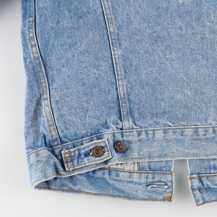 80'S Levi's 70506-0214 denim jacket, denim jacket, made in USA, men's size M, vintage unclear blue type Vintage Second Hand