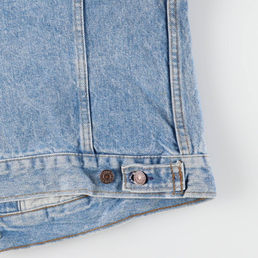 80'S Levi's 70506-0214 denim jacket, denim jacket, made in USA, men's size M, vintage unclear blue type Vintage Second Hand
