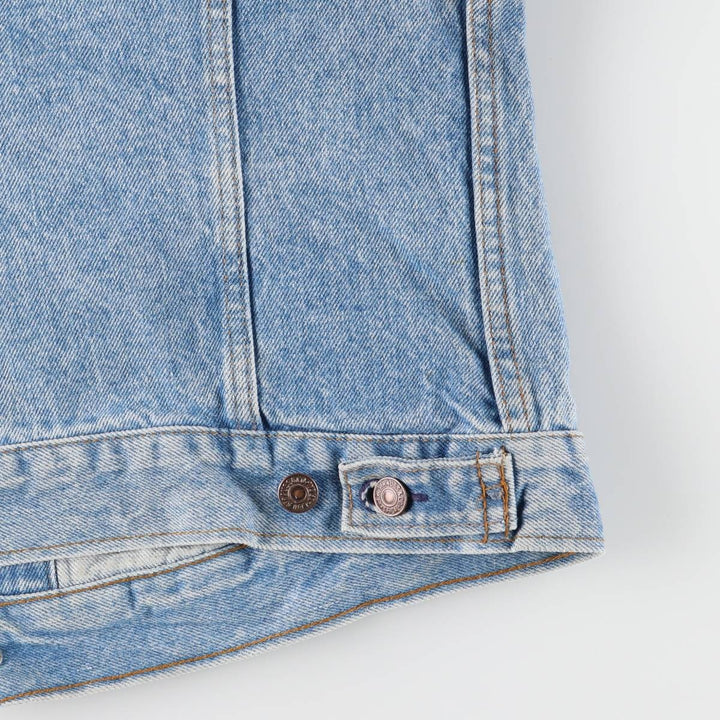 80'S Levi's 70506-0214 denim jacket, denim jacket, made in USA, men's size M, vintage unclear blue type Vintage Second Hand