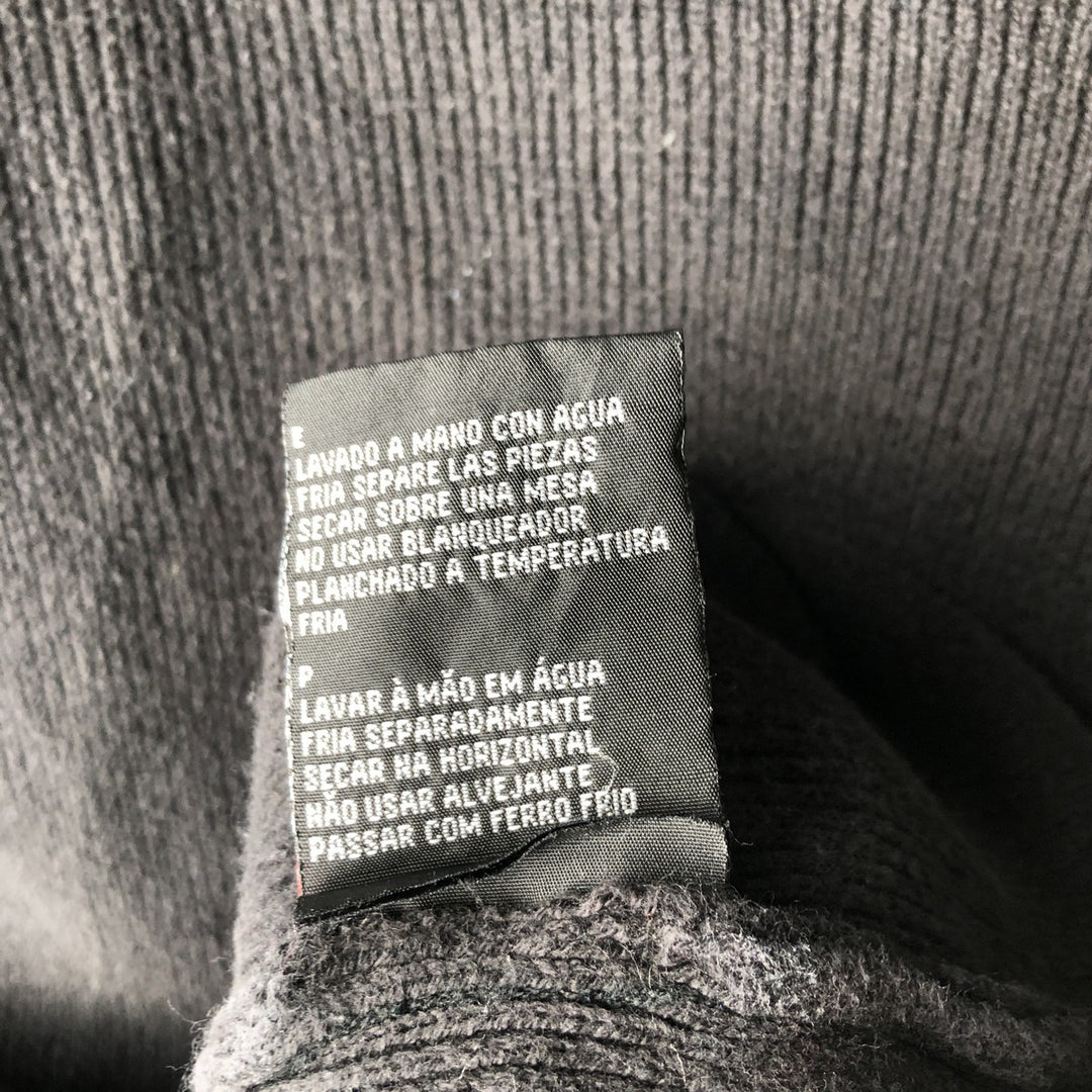 Harley-Davidson Women's XS Turtleneck Cotton Knit Sweater cotton Charcoal Vintage Second Hand