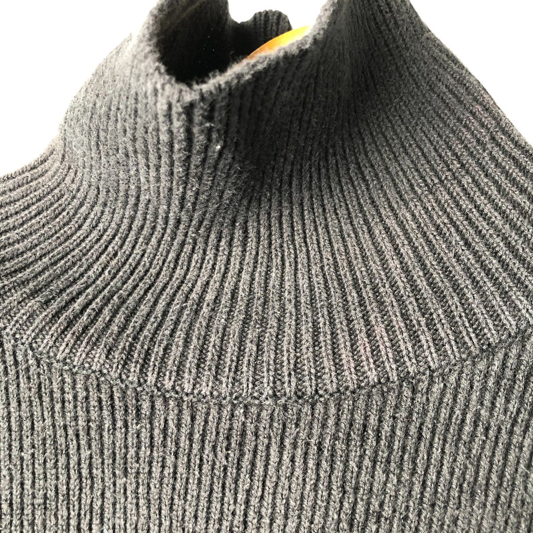 Harley-Davidson Women's XS Turtleneck Cotton Knit Sweater cotton Charcoal Vintage Second Hand