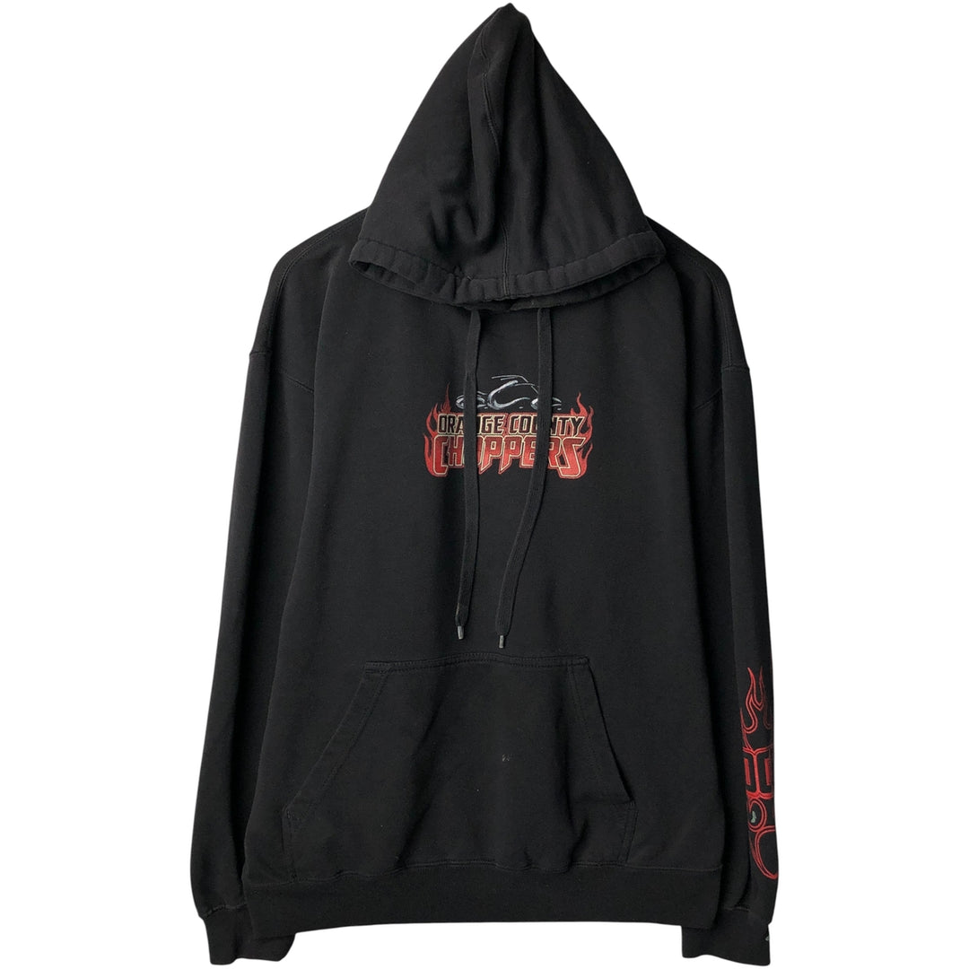 Orange County Choppers Advertising Pullover Hoodie, Men's XL unclear black type Vintage Second Hand