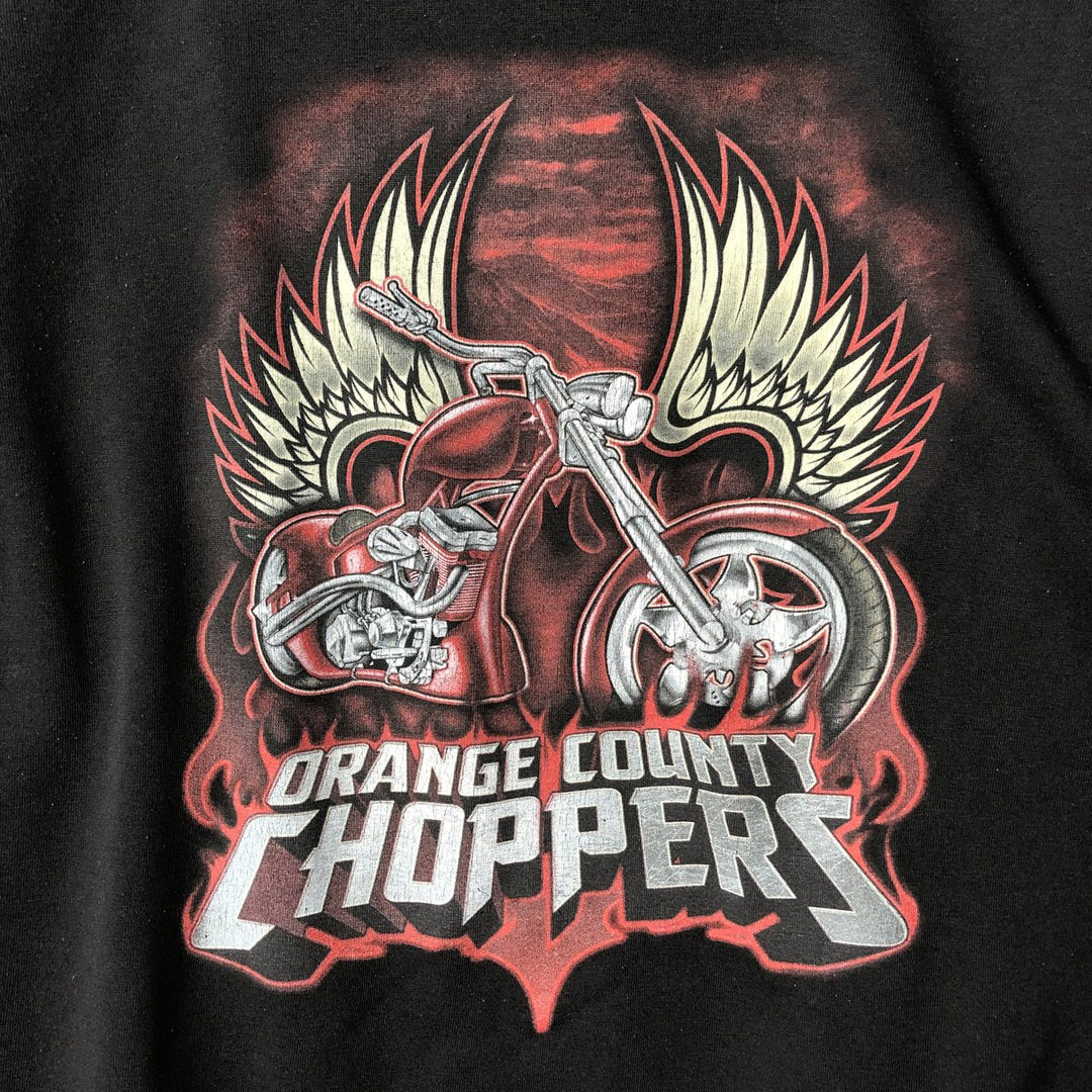 Orange County Choppers Advertising Pullover Hoodie, Men's XL unclear black type Vintage Second Hand