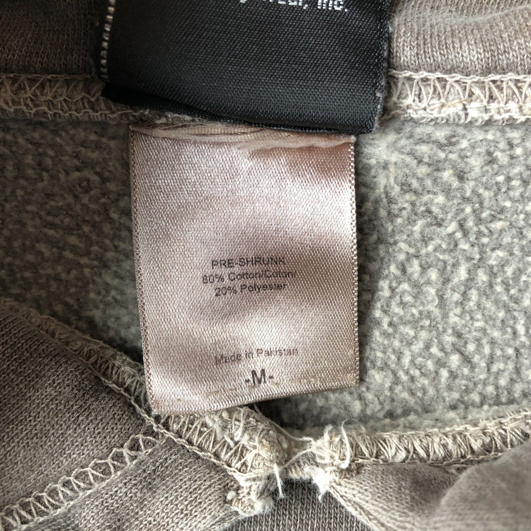 Harley-Davidson Advertising Pullover Hoodie, Men's Size Medium cotton Khaki type Vintage Second Hand