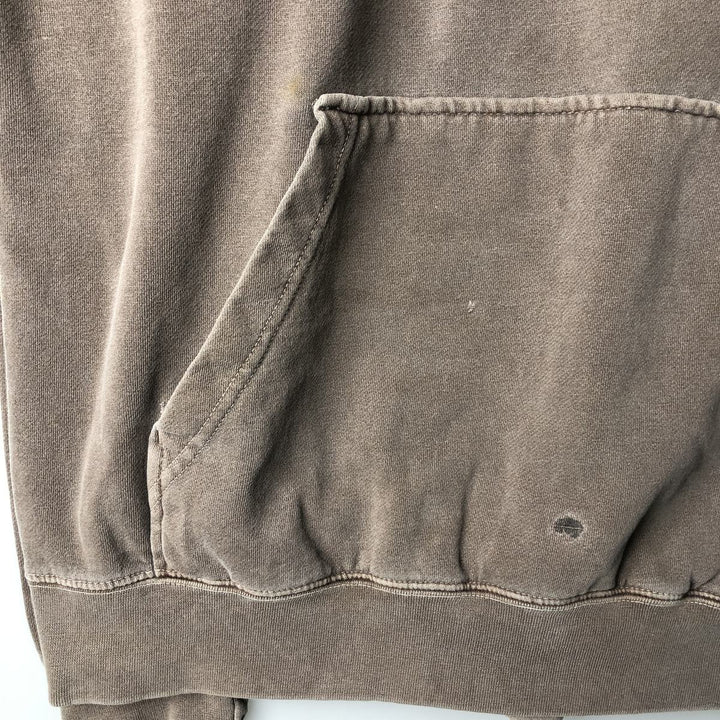 Harley-Davidson Advertising Pullover Hoodie, Men's Size Medium cotton Khaki type Vintage Second Hand