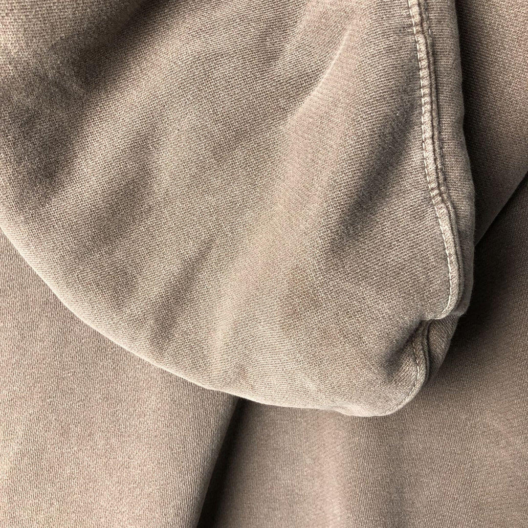 Harley-Davidson Advertising Pullover Hoodie, Men's Size Medium cotton Khaki type Vintage Second Hand