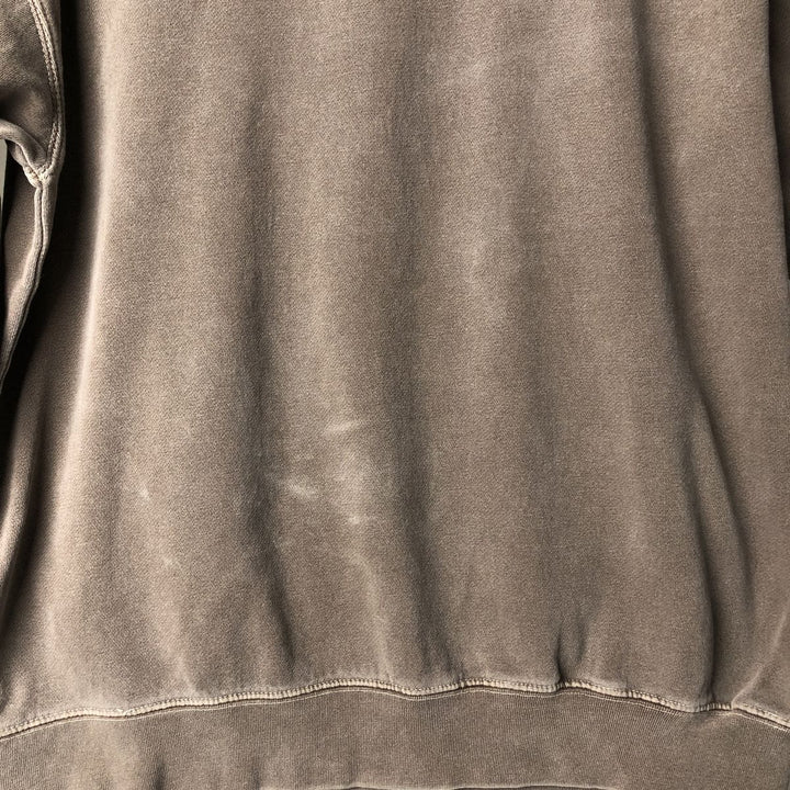 Harley-Davidson Advertising Pullover Hoodie, Men's Size Medium cotton Khaki type Vintage Second Hand