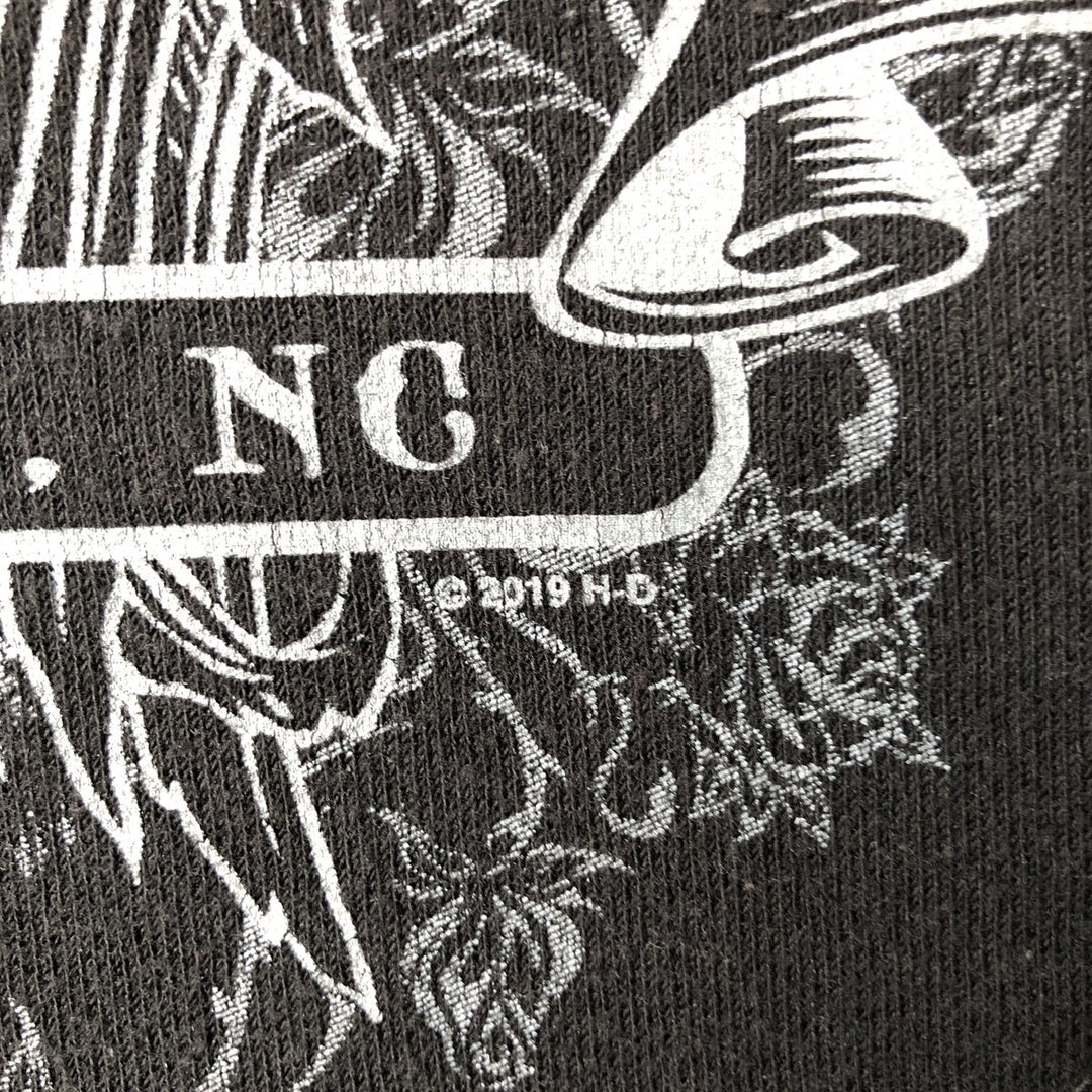 Harley-Davidson Advertising Pullover Hoodie, Men's Size Small cotton black type Vintage Second Hand