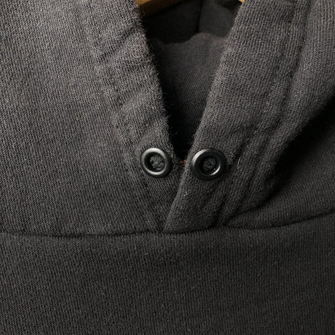 Harley-Davidson Advertising Pullover Hoodie, Men's Size Small cotton black type Vintage Second Hand