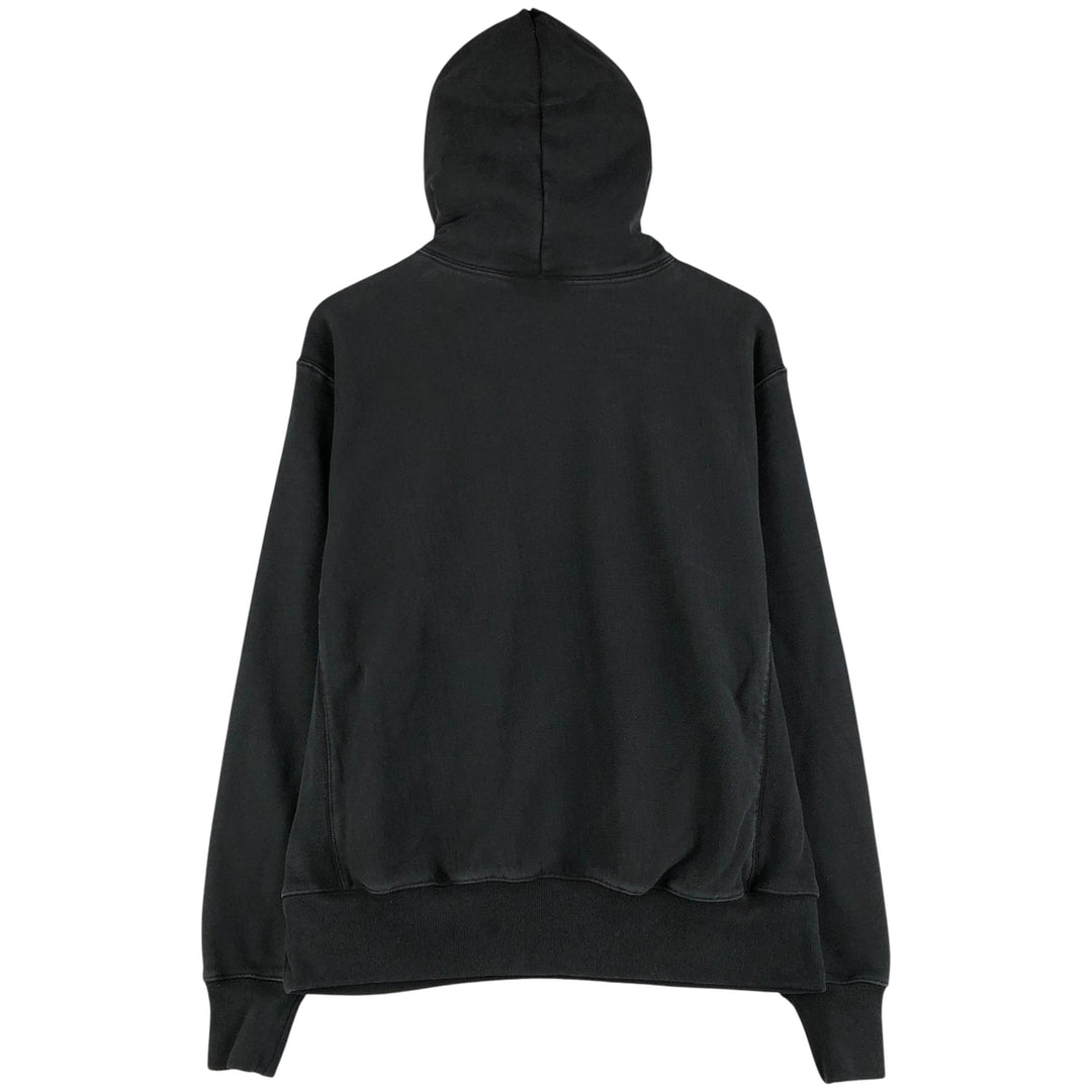 Champion REVERSE WEAVE Reverse Weave Sweat Pullover Hoodie Men's L size cotton black type Vintage Second Hand