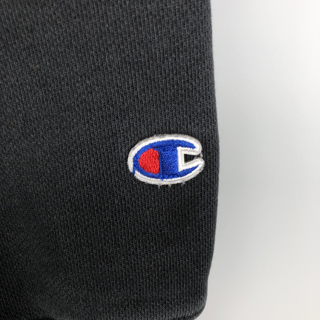 Champion REVERSE WEAVE Reverse Weave Sweat Pullover Hoodie Men's L size cotton black type Vintage Second Hand