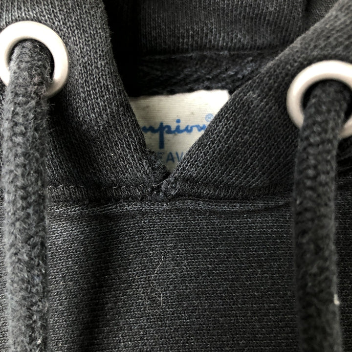 Champion REVERSE WEAVE Reverse Weave Sweat Pullover Hoodie Men's L size cotton black type Vintage Second Hand