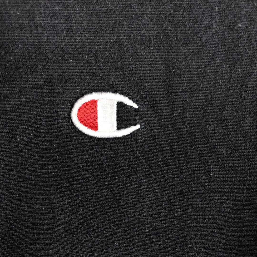 Champion REVERSE WEAVE Reverse Weave Sweat Pullover Hoodie Men's L size cotton black type Vintage Second Hand