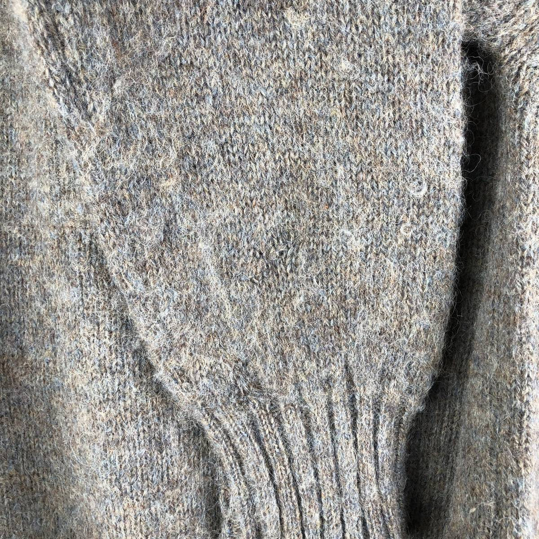 Vintage 70s-80'S Lacoste IZOD wool knit sweater, men's size XL wool Khaki type sage green Vintage Second Hand