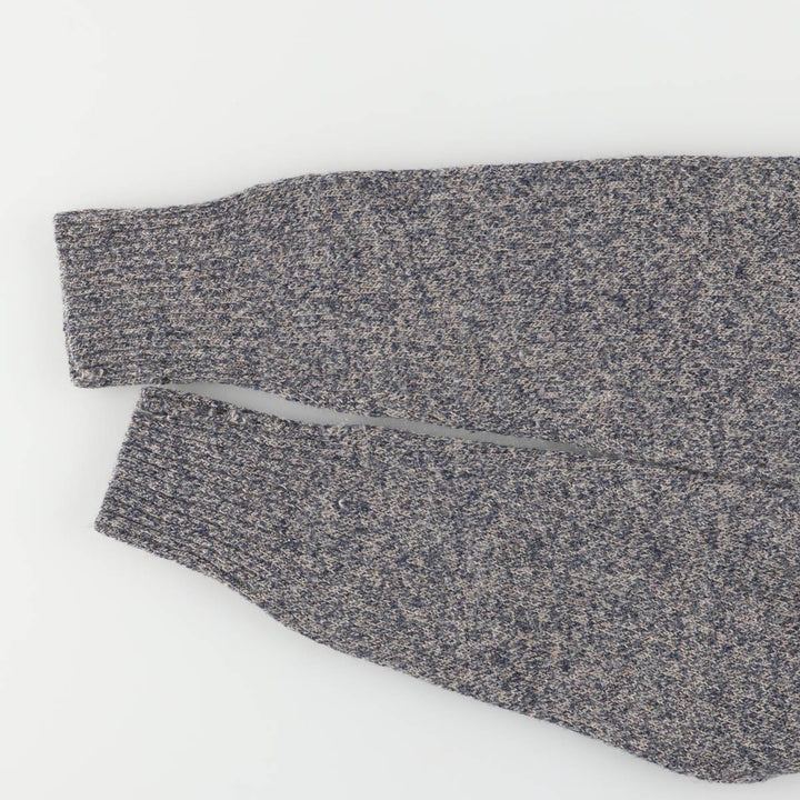 Pendleton wool knit sweater, men's size L shetland wool Charcoal Vintage Second Hand